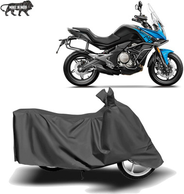 MOTOGENIX Two Wheeler Cover for CFMoto(650MT, Grey)