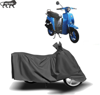 Amozkart Two Wheeler Cover for Bajaj(Sunny, Grey)