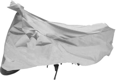 V Creation Two Wheeler Cover for Bajaj(Pulsar 135 LS DTS-i, Silver)