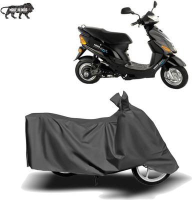 MOTOGENIX Two Wheeler Cover for Hero Electric(Electric Zippy, Grey)