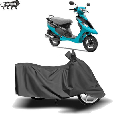 MOTOGENIX Two Wheeler Cover for TVS(Scooty, Grey)