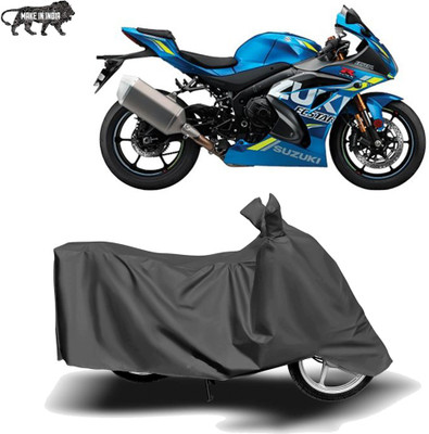 MOTOGENIX Two Wheeler Cover for Suzuki(GSX R1000, Grey)