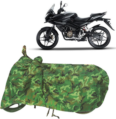 Shelterhub Enterprises Two Wheeler Cover for Bajaj(Pulsar AS 150, Green)
