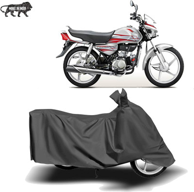 MOTOGENIX Two Wheeler Cover for Hero(MotoCorp HF Deluxe, Grey)