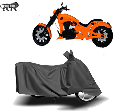 MOTOGENIX Two Wheeler Cover for Harley Davidson(Legend, Grey)