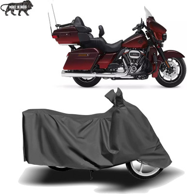 Amozkart Two Wheeler Cover for Harley Davidson(CVO Limited, Grey)