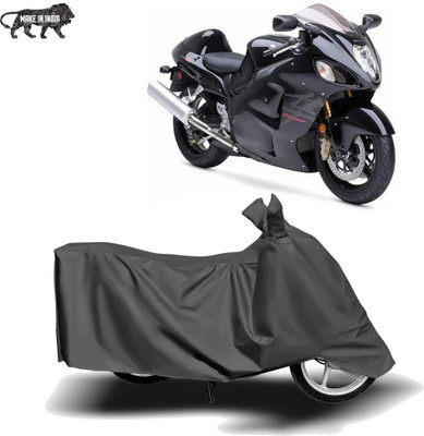 MOTOGENIX Two Wheeler Cover for Suzuki(GSX R1300 Hayabusa, Grey)