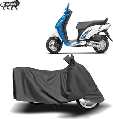 MOTOGENIX Two Wheeler Cover for Honda(Activa i, Grey)