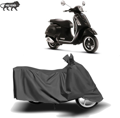 MOTOGENIX Two Wheeler Cover for Vespa(Piaggio Vespa, Grey)