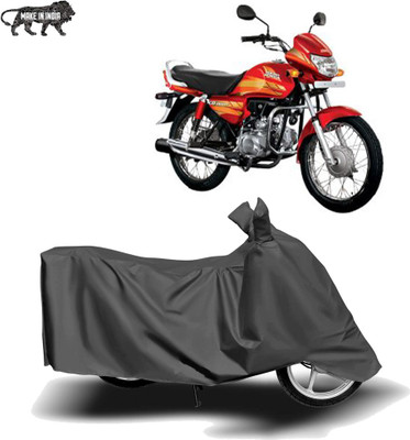 Mdstar Waterproof Two Wheeler Cover for Hero(CD deluxe, Grey)