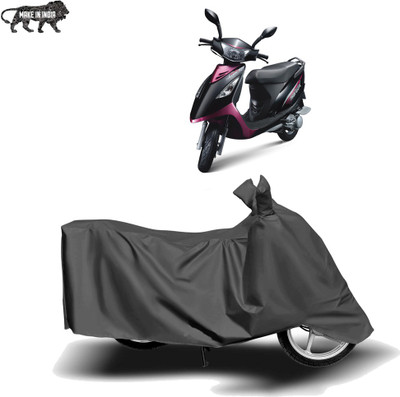 MOTOGENIX Two Wheeler Cover for TVS(Scooty Streak, Grey)