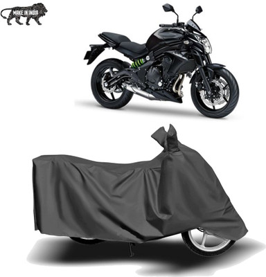 MOTOGENIX Two Wheeler Cover for Kawasaki(ER 6N, Grey)