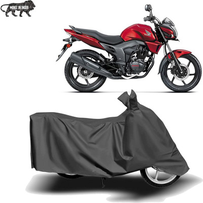 MOTOGENIX Two Wheeler Cover for Honda(CB Trigger, Grey)