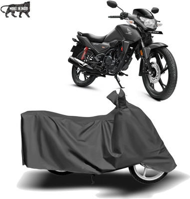 MOTOGENIX Two Wheeler Cover for Honda(CB Shine SP, Grey)