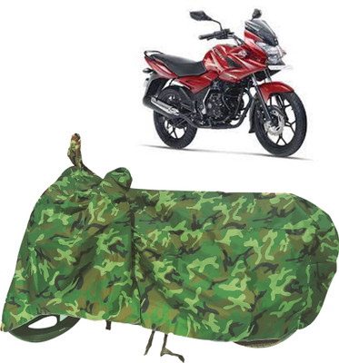 Shelterhub Enterprises Two Wheeler Cover for Bajaj(Discover 150 s, Green)
