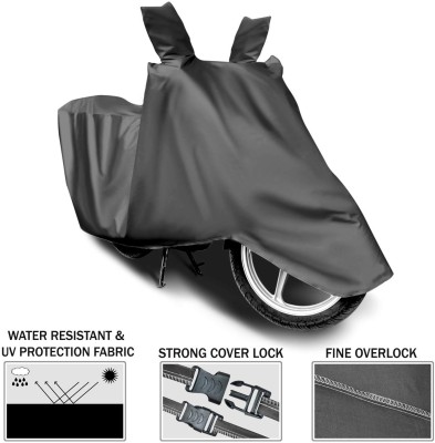 ENTIRELY ELITE Waterproof Two Wheeler Cover for Yamaha(RayZR 125 Fi, Grey)