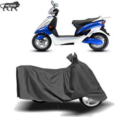 MOTOGENIX Two Wheeler Cover for Hero Electric(Electric Maxi, Grey)