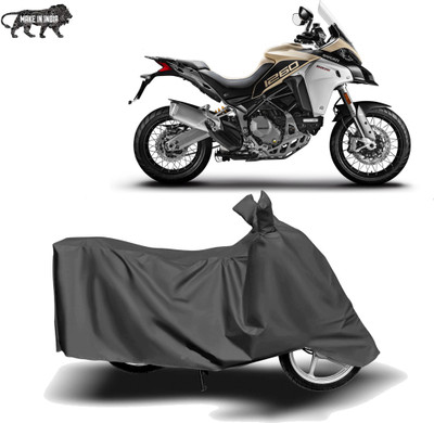 MOTOGENIX Two Wheeler Cover for Ducati(Multistrada 1260, Grey)