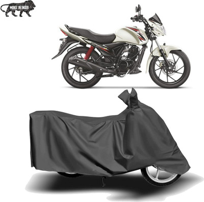 Mdstar Two Wheeler Cover for Suzuki(Sling Shot Plus, Grey)
