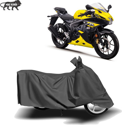 MOTOGENIX Two Wheeler Cover for Suzuki(GSX R150, Grey)
