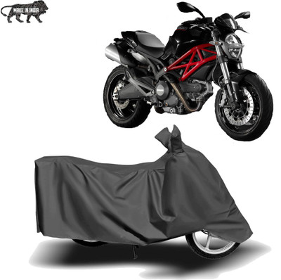 Amozkart Two Wheeler Cover for Ducati(Monster 795, Grey)