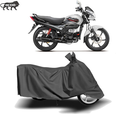 MOTOGENIX Two Wheeler Cover for Hero(Passion Pro i3S, Grey)