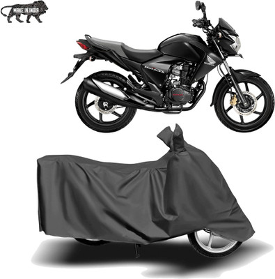 MOTOGENIX Two Wheeler Cover for Honda(CBF150, Grey)