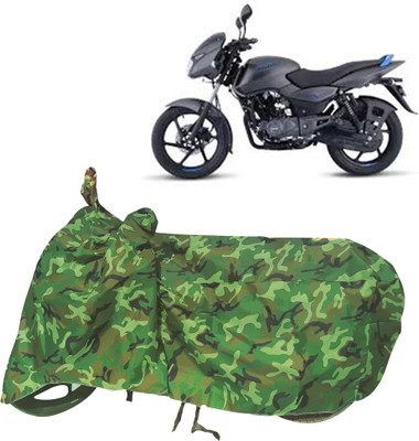 Shelterhub Enterprises Two Wheeler Cover for Bajaj(Pulsar 125 Neon, Green)