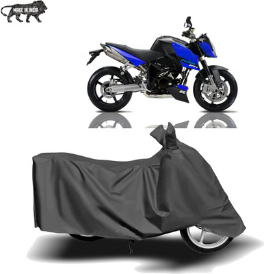 Amozkart Two Wheeler Cover for Bajaj(Pulsar 220 DTS-i, Grey)