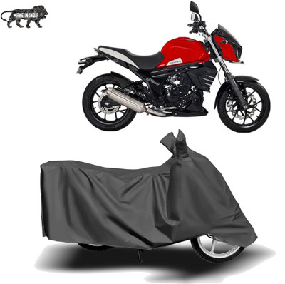 MOTOGENIX Two Wheeler Cover for Mahindra(Mojo UT 300, Grey)