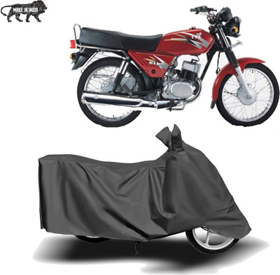 MOTOGENIX Two Wheeler Cover for TVS(Max, Grey)