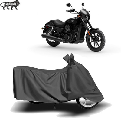 MOTOGENIX Two Wheeler Cover for Harley Davidson(Street 750, Grey)