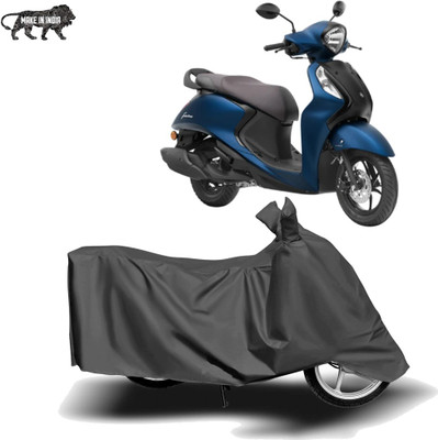 MOTOGENIX Two Wheeler Cover for Yamaha(Fascino 125 FI, Grey)
