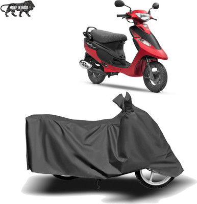 MOTOGENIX Two Wheeler Cover for TVS(Scooty Pep+, Grey)
