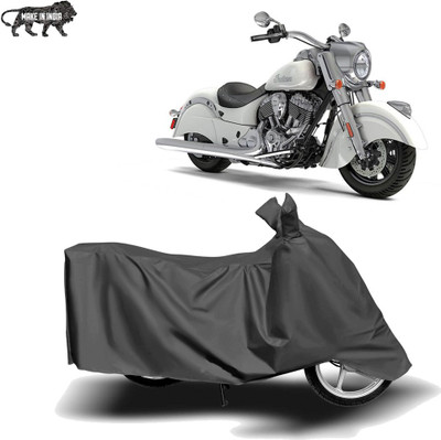 MOTOGENIX Two Wheeler Cover for Indian(Chief Classic, Grey)