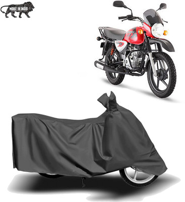 MOTOGENIX Two Wheeler Cover for Bajaj(Boxer, Grey)