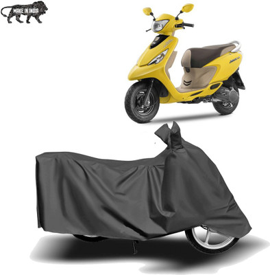 Amozkart Two Wheeler Cover for TVS(Scooty Zest 110, Grey)