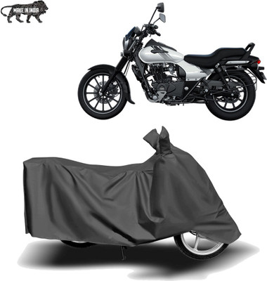 MOTOGENIX Two Wheeler Cover for Bajaj(Avenger Street 220, Grey)