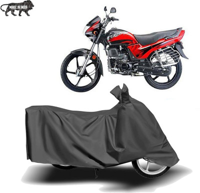 MOTOGENIX Two Wheeler Cover for Hero(Passion Plus, Grey)