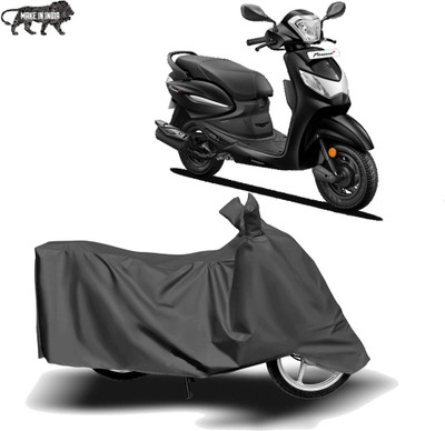MOTOGENIX Two Wheeler Cover for Hero(MotoCorp Pleasure Plus, Grey)