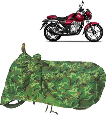 Shelterhub Enterprises Two Wheeler Cover for Bajaj(V15, Green)