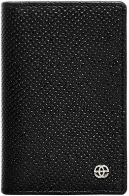 eske Men Black Artificial Leather Card Holder(5 Card Slots)