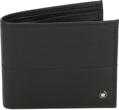 LOUIS PHILIPPE Men Formal Black Artificial Leather Wallet(8 Card Slots)