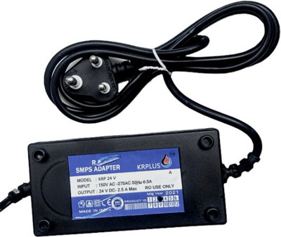 KRPLUS AC-DC SMPS Power Supply Adaptor 24-36V, 2.5 Amp. for Water Purifier Worldwide Adaptor(Black)