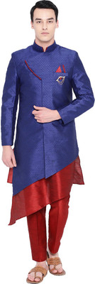 SG RAJASAHAB Men Kurta Pant Ethnic Jacket Set