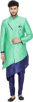 SG RAJASAHAB Men Kurta Pant Ethnic Jacket Set