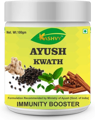 Kashvy Ayush Kadha - Whole spices and Tulsi Leaves || IMMUNITY BOOSTER || Herbal Tea(100 g)