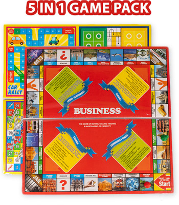 20% OFF on Ratnas Business Deluxe 5 In1 Money & Assets Games Board Game 20% OFF on Ratnas Business Deluxe 5 In1 Money & Assets Games Board Game
