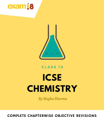 Exam18 ICSE Class 10 Chemistry Chapter Wise Objective Q&A(Paperback, Megha Sharma)