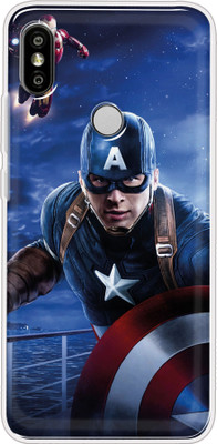 Hansviprint Back Cover for Mi Redmi Y2(Blue, Grip Case, Silicon, Pack of: 1)